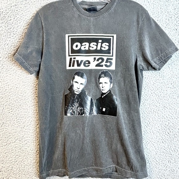 Comfort Colors Other - Oasis Live USA '25 Concert Tour T-shirt Double Sided Unisex Small Set-List Back